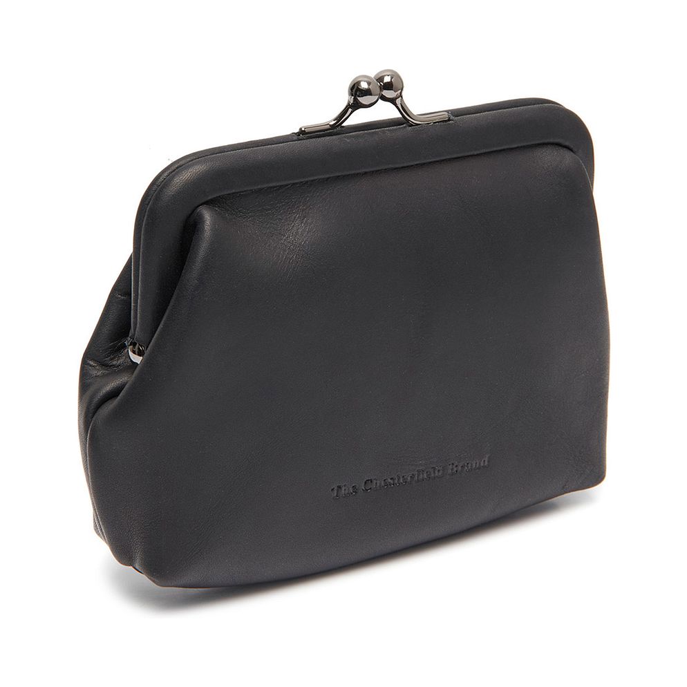 The Chesterfield Brand Nera Portafoglio Vera Pelle 15 cm The Chesterfield Brand Nera Portafoglio Vera Pelle 15 cm