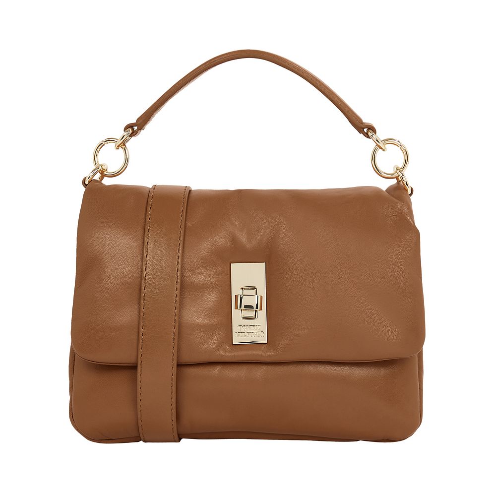 Tommy Hilfiger Soft Leather Borsetta Vera Pelle 27 cm