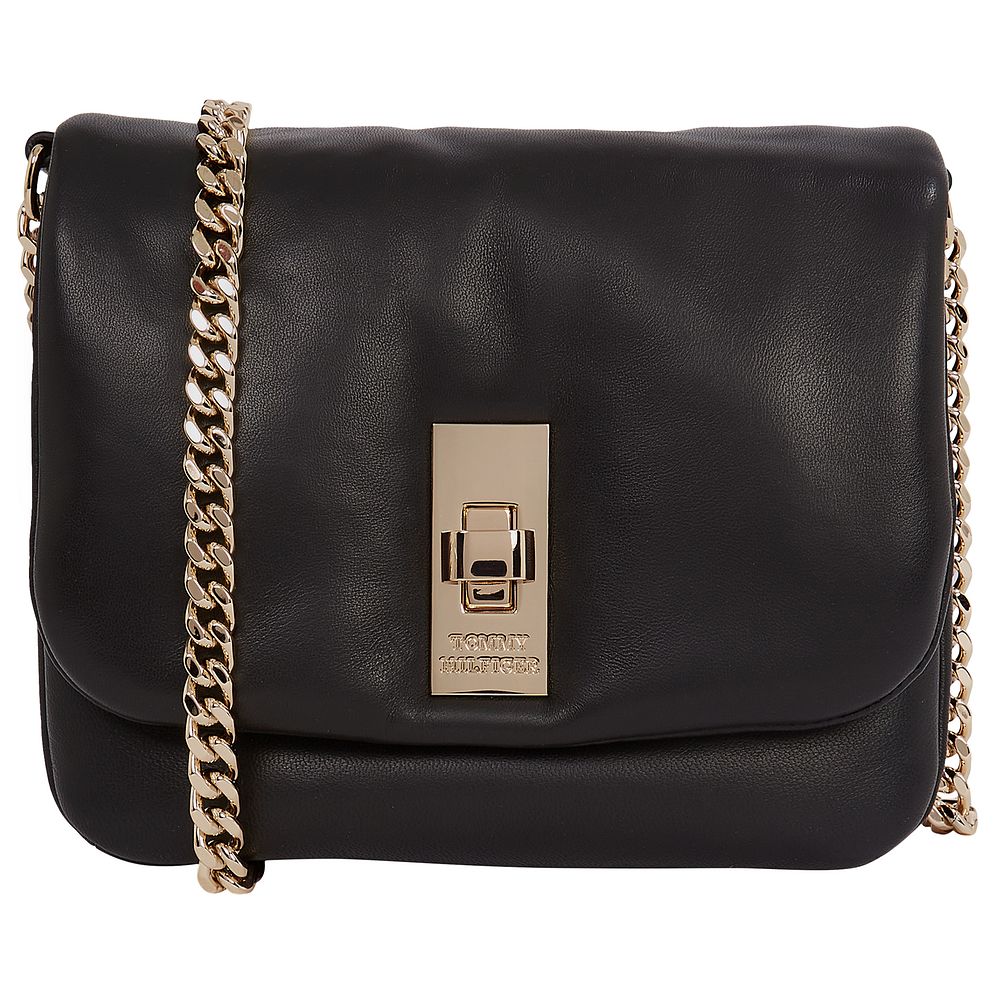 Tommy Hilfiger Soft Leather Mini Borsa Borsa a tracolla Vera Pelle 18 cm