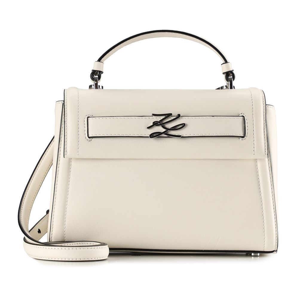 Karl Lagerfeld Autograph Borsetta Vera Pelle 24 cm Karl Lagerfeld Autograph Borsetta Vera Pelle 24 cm