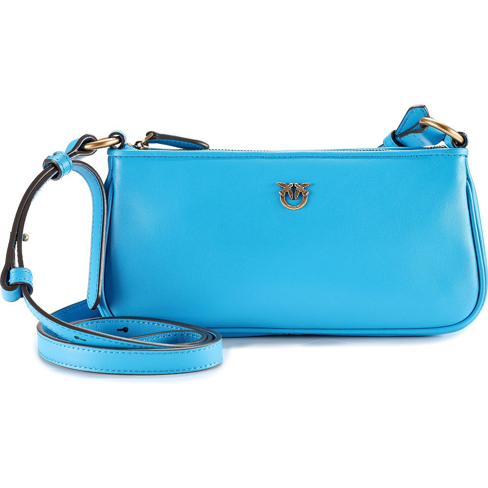 PINKO Half Moon Borsa a tracolla Vera Pelle 23 cm PINKO Half Moon Borsa a tracolla Vera Pelle 23 cm