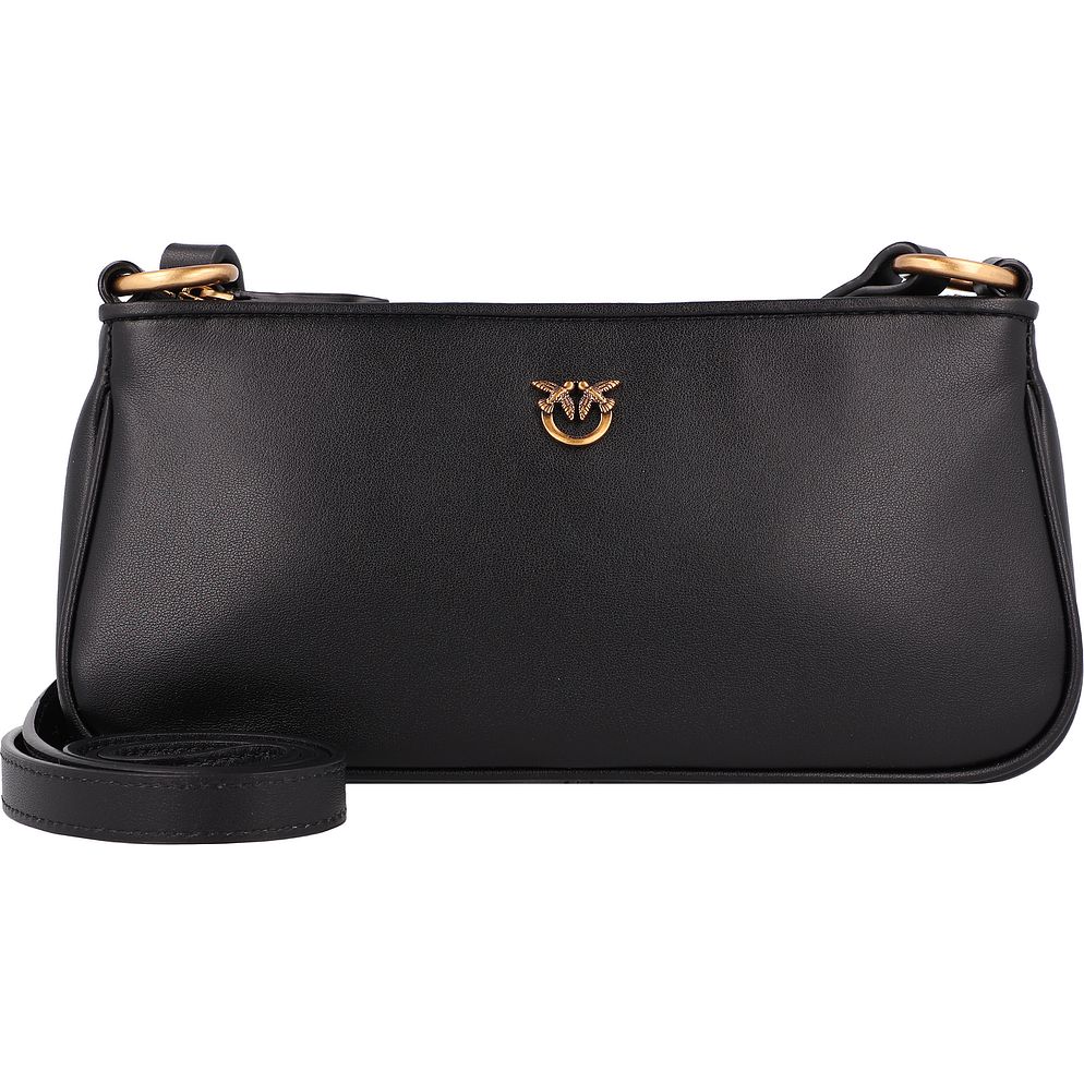 PINKO Half Moon Borsa a tracolla Vera Pelle 23 cm PINKO Half Moon Borsa a tracolla Vera Pelle 23 cm