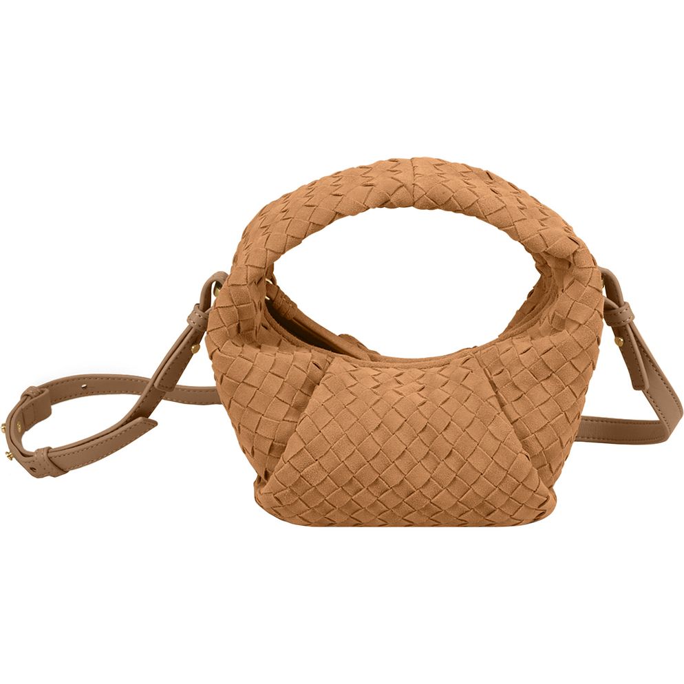 LES VISIONNAIRES Greta mini weave Borsetta Vera Pelle 20 cm LES VISIONNAIRES Greta mini weave Borsetta Vera Pelle 20 cm
