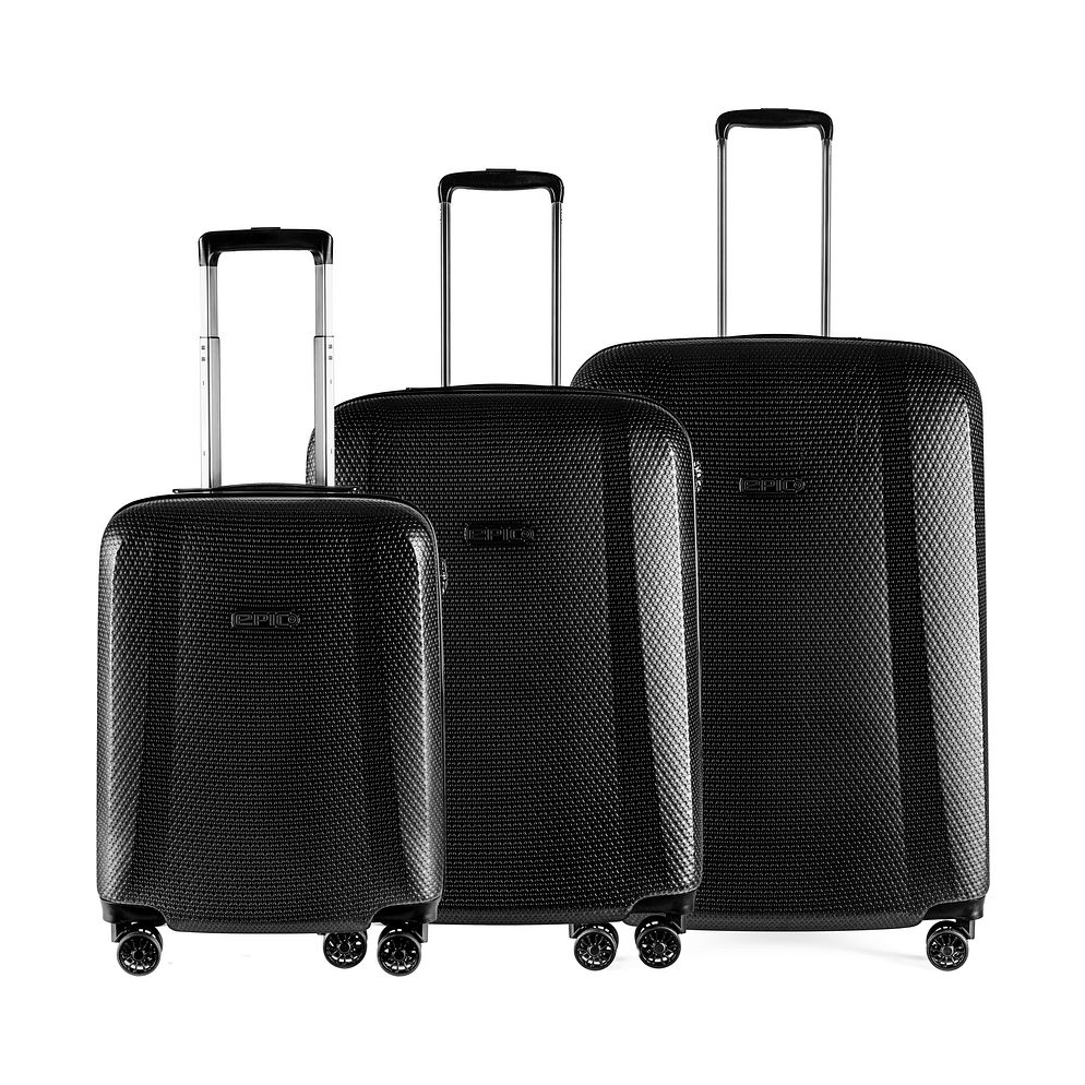 Epic GTO 5.0 4 ruote Set di valigie 3 pezzi espandibile Epic GTO 5.0 4 ruote Set di valigie 3 pezzi espandibile