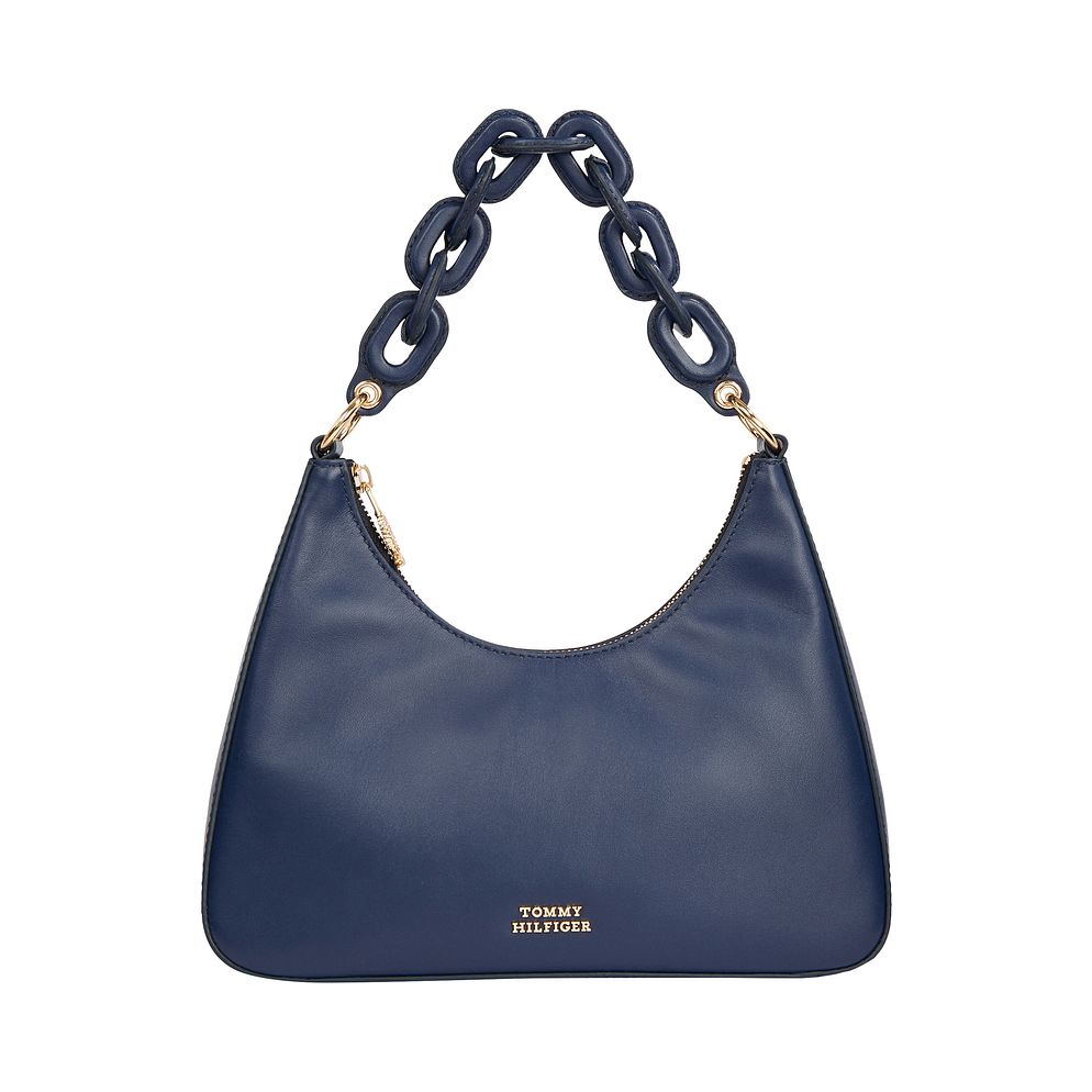 Tommy Hilfiger TH Soft Borsa a spalla Vera Pelle 38 cm Tommy Hilfiger TH Soft Borsa a spalla Vera Pelle 38 cm