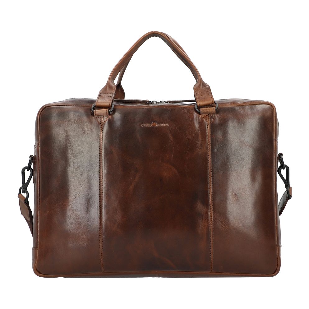 Greenburry Newport Maletín Piel natural 43 cm Compartimento para el portátil Greenburry Newport Maletín Piel natural 43 cm Compartimento para el portátil