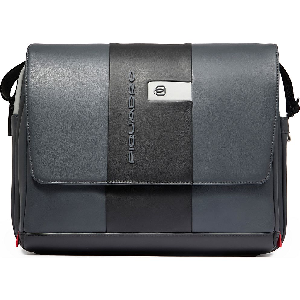 Piquadro Urban Borsa messenger Protezione RFID Vera Pelle 35 cm Vano porta PC