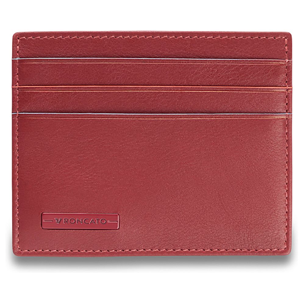 Roncato Detroit Custodia per carta di credito Protezione RFID Vera Pelle 10 cm