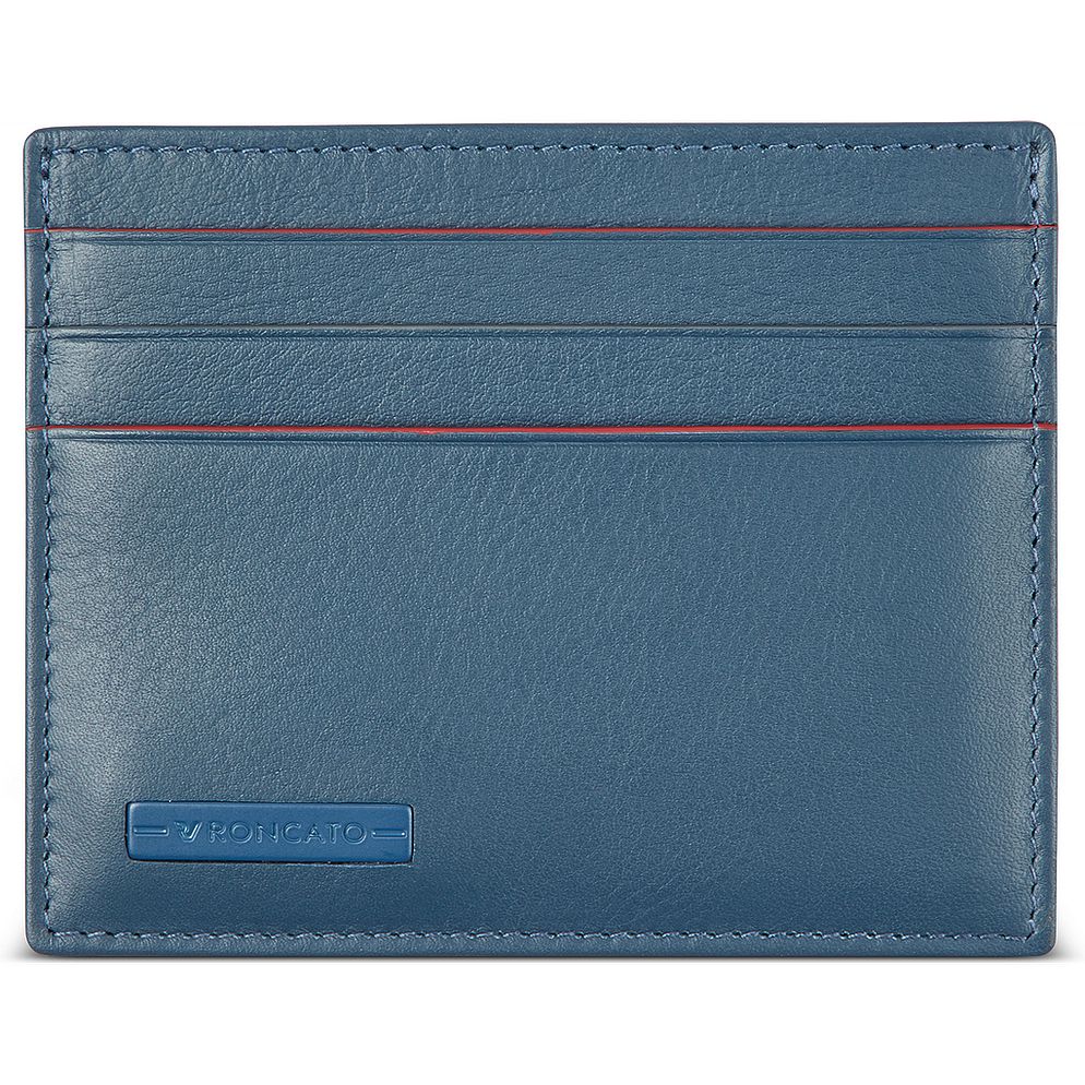 Roncato Detroit Custodia per carta di credito Protezione RFID Vera Pelle 10 cm