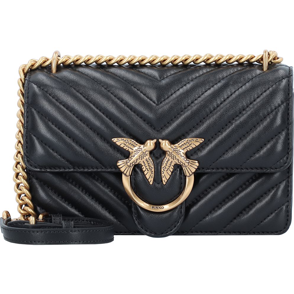 PINKO Love One Borsa a tracolla Vera Pelle 21 cm PINKO Love One Borsa a tracolla Vera Pelle 21 cm