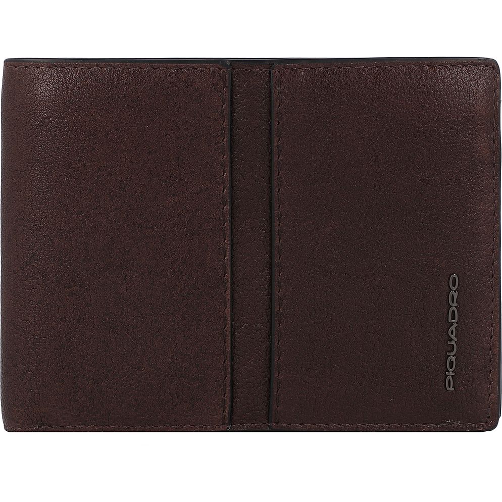Piquadro Hedley Cartera Bloqueo RFID Piel natural 12 cm