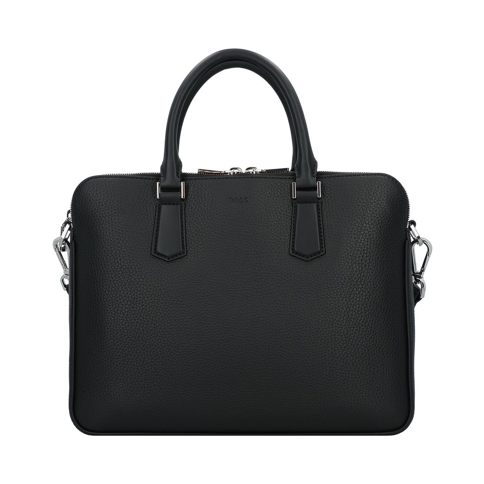 Boss New Crosstown Cartella Vera Pelle 39 cm Vano porta PC Boss New Crosstown Cartella Vera Pelle 39 cm Vano porta PC