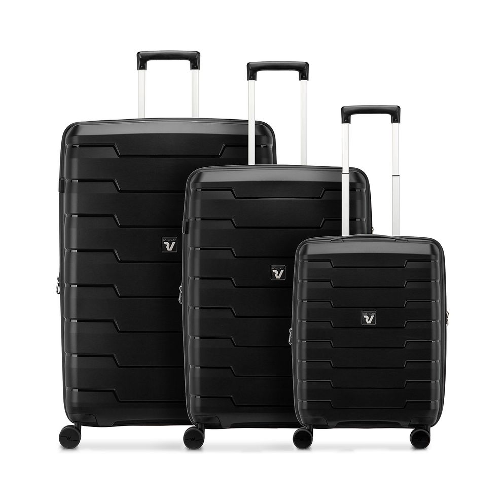 Roncato Skyline 2.0 4 ruedas Juego de maletas 3 piezas Con asa expansible
