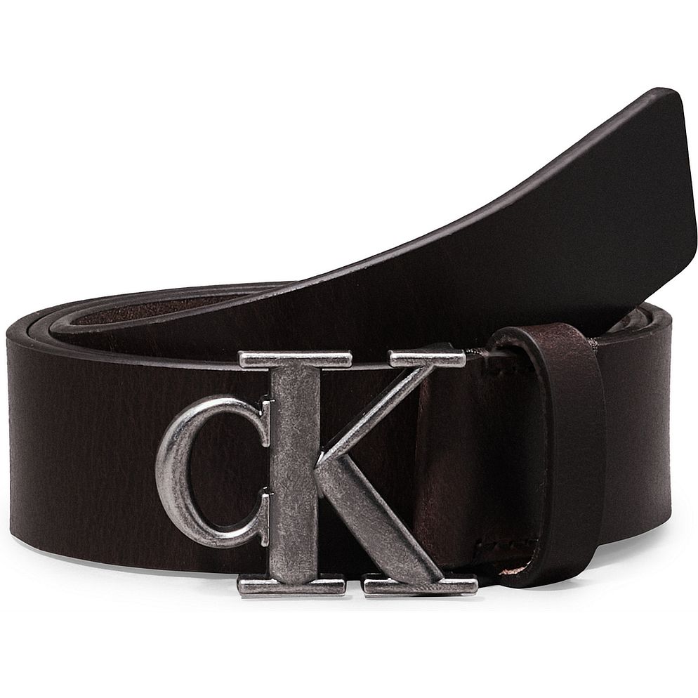 Calvin Klein Jeans Round Mono Bælte Læder Calvin Klein Jeans Round Mono Bælte Læder
