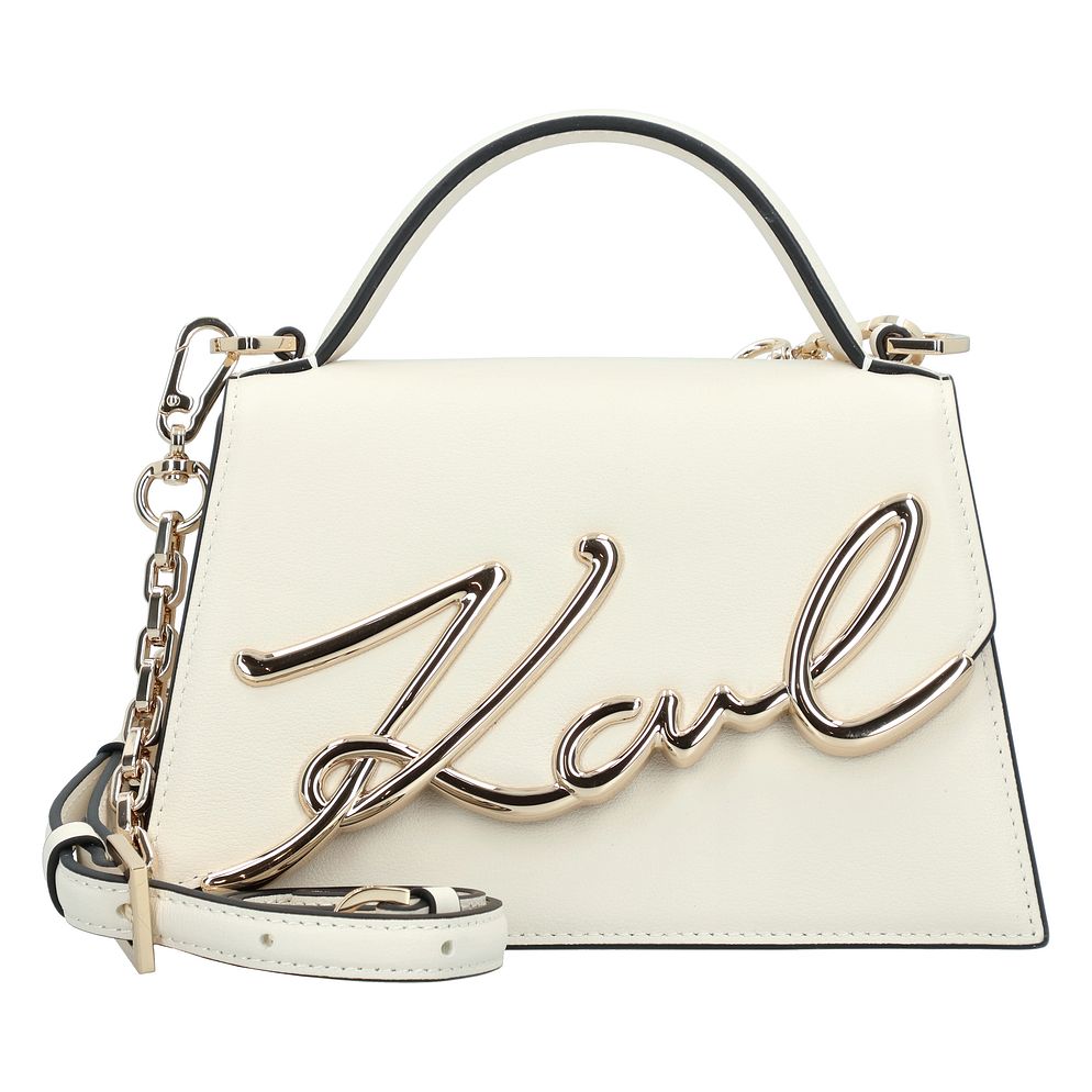 Karl Lagerfeld Signature 2.0 Håndtaske Læder 21.5 cm