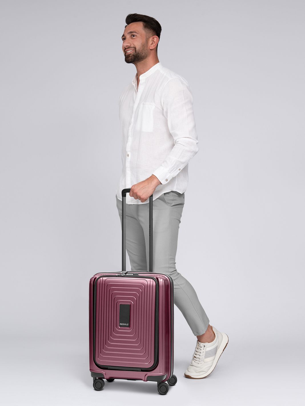 Redolz Essentials 14 4-hjulig Kabinväska S 55 cm Laptopfack med expansionsveck Redolz Essentials 14 4-hjulig Kabinväska S 55 cm Laptopfack med expansionsveck