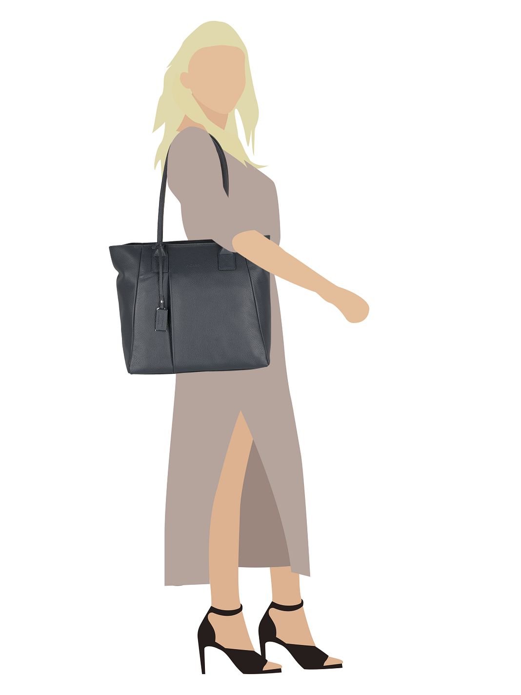 Picard Pure Skuldertaske Læder 34 cm Picard Pure Skuldertaske Læder 34 cm