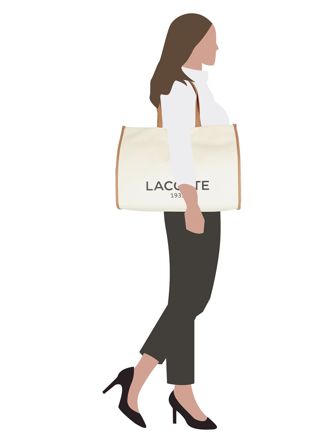 Lacoste Heritage Canvas Borsa shopper 40 cm Lacoste Heritage Canvas Borsa shopper 40 cm