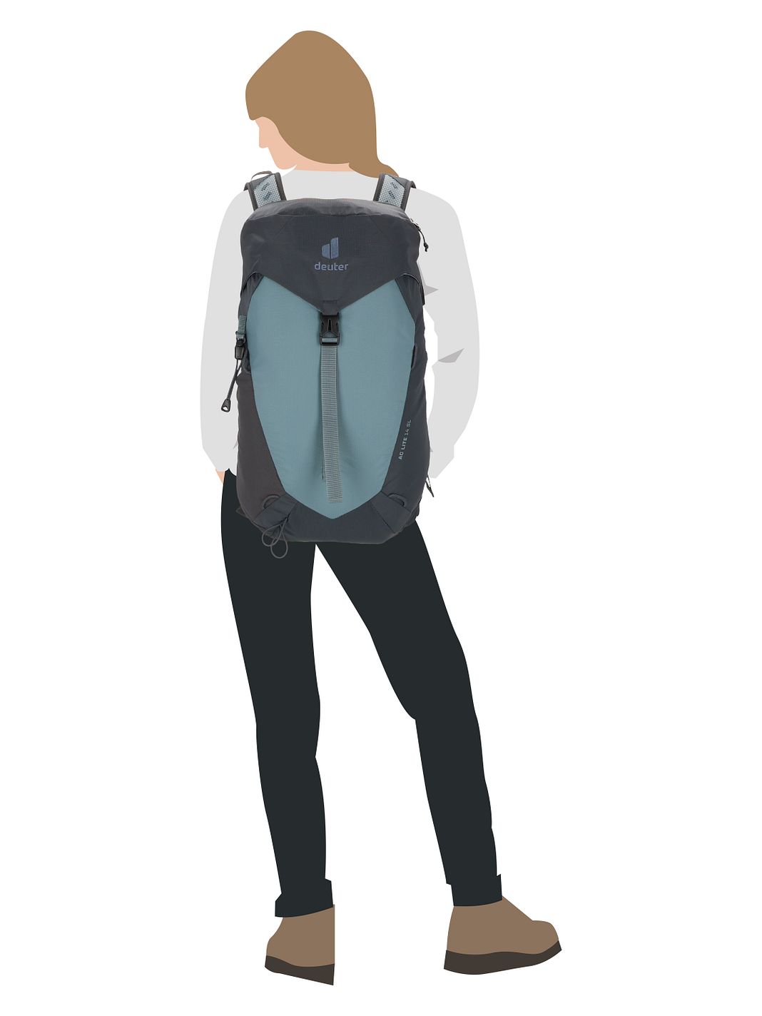 Deuter AC Lite 14 SL Turistický batoh 54 cm