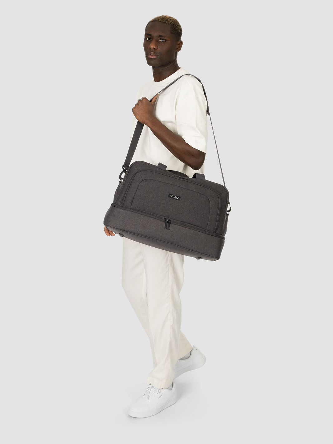 Redolz Essentials 12 Borsa da viaggio Weekender da 50 cm con scomparto inferiore agganciabile Redolz Essentials 12 Borsa da viaggio Weekender da 50 cm con scomparto inferiore agganciabile