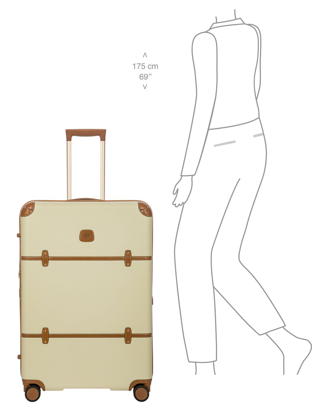 Bric's Bellagio 4 ruote Carrello 76 cm espandibile Bric's Bellagio 4 ruote Carrello 76 cm espandibile