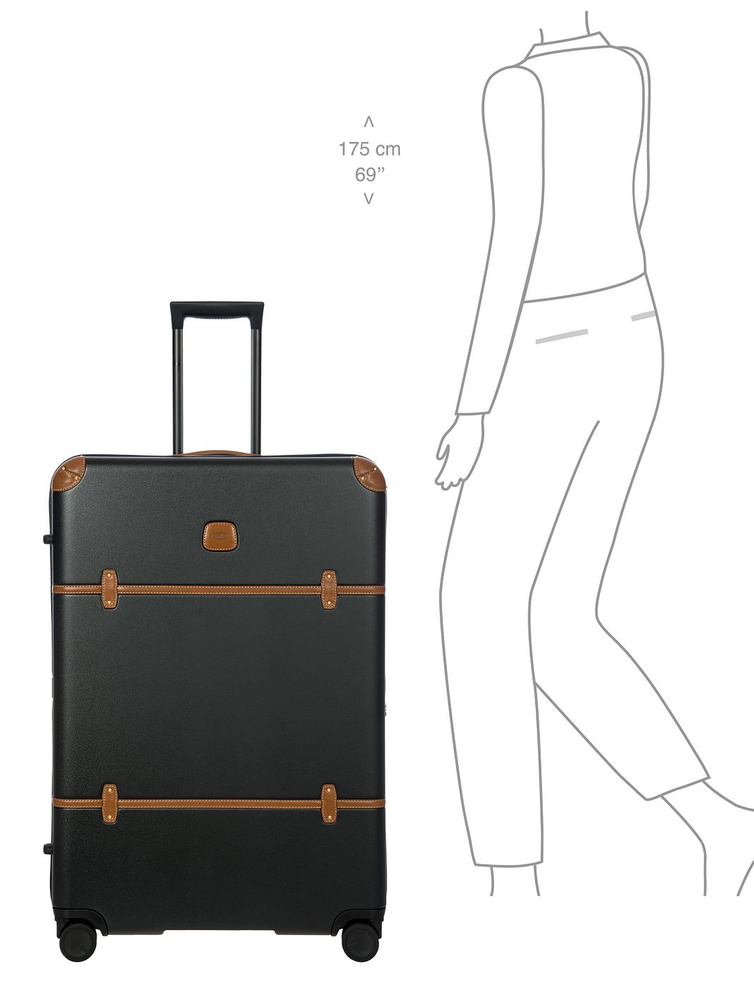 Bric's Bellagio 4 ruote Carrello 82 cm espandibile Bric's Bellagio 4 ruote Carrello 82 cm espandibile