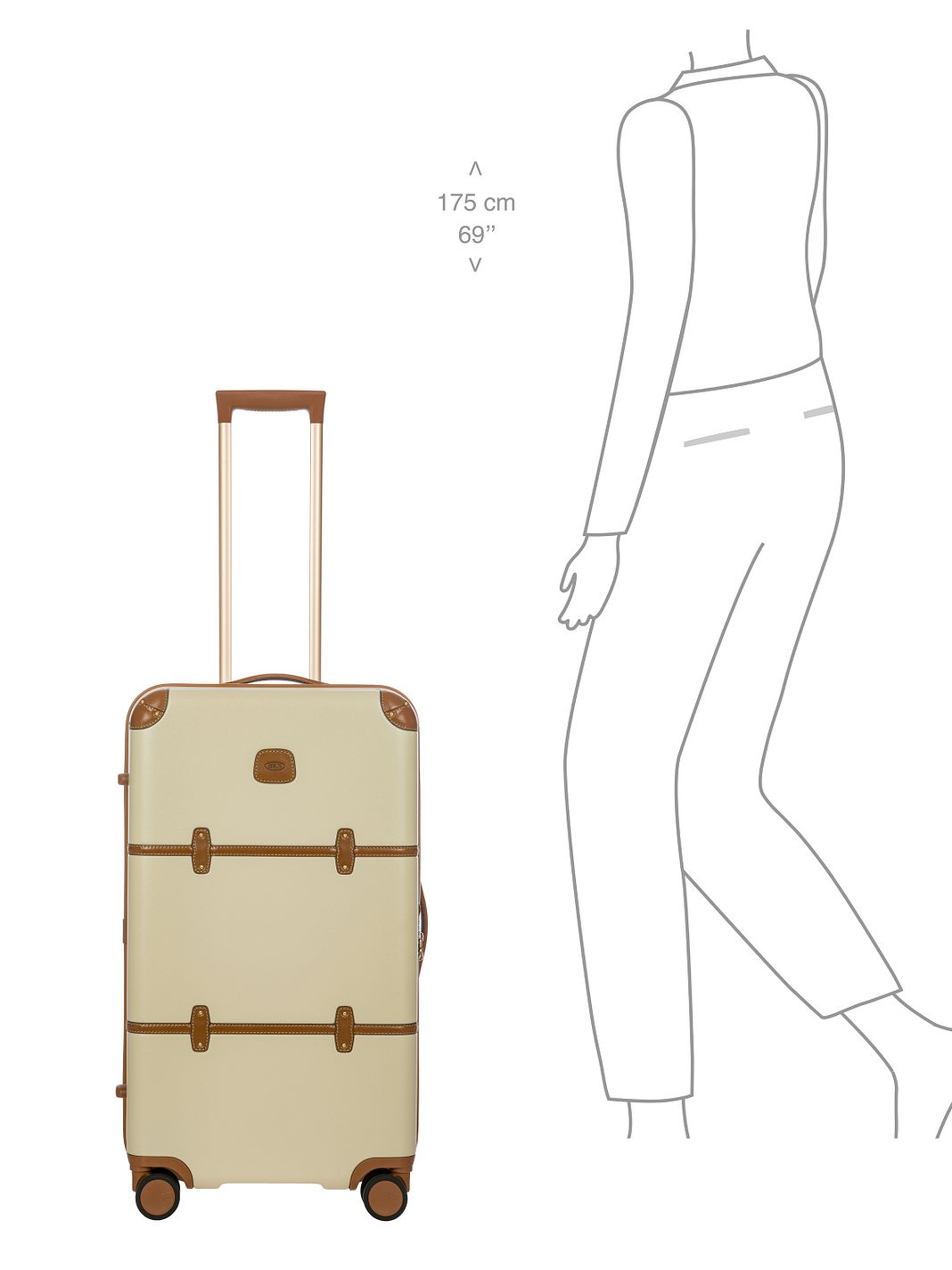 Bric's Bellagio 4 ruote Carrello 75.5 cm Bric's Bellagio 4 ruote Carrello 75.5 cm
