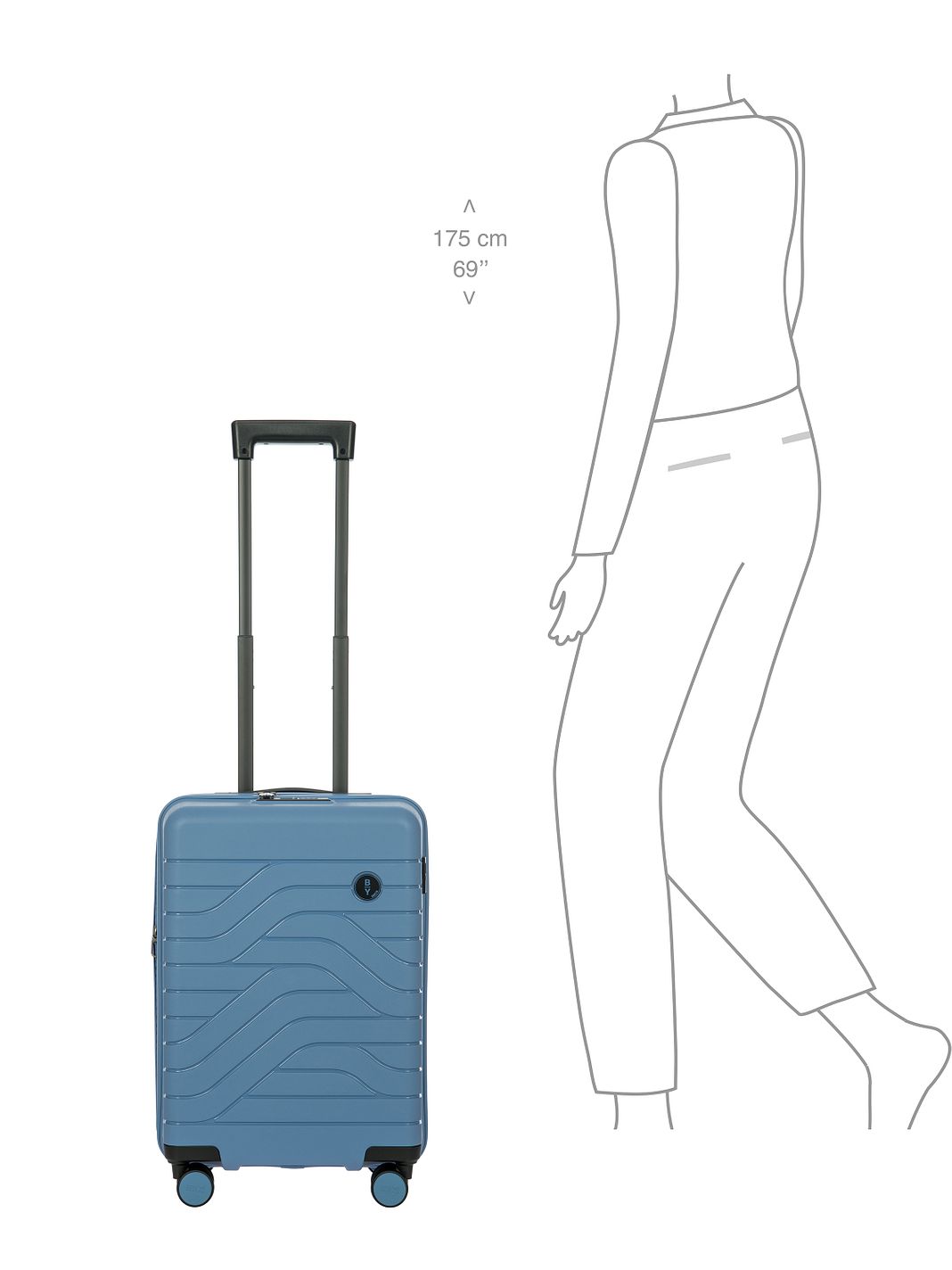 Bric's B|Y Ulisse 4 ruote Trolley cabina 55 cm espandibile Bric's B|Y Ulisse 4 ruote Trolley cabina 55 cm espandibile