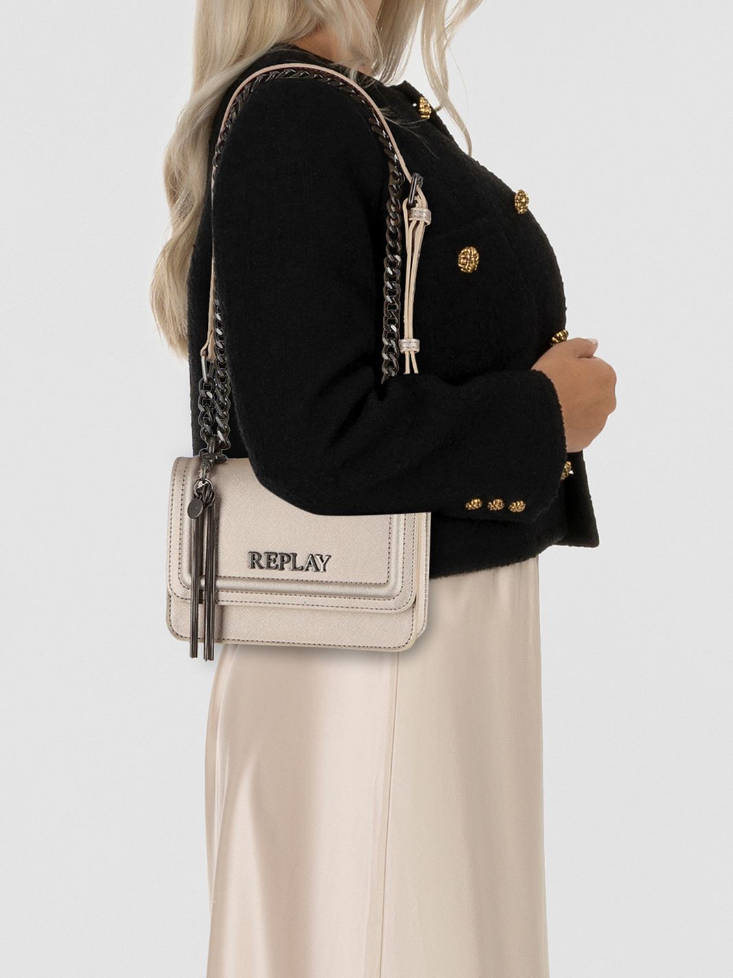 Replay Mini Borsa Borsa a tracolla 18 cm