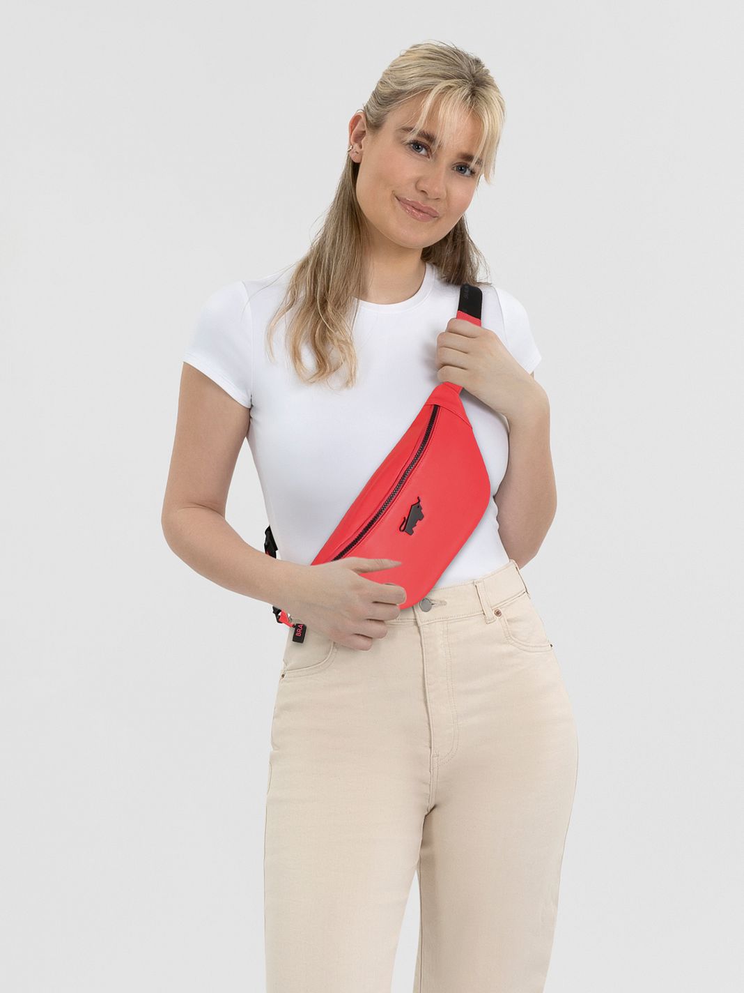 Braun Büffel Capri Marsupio Protezione RFID Vera Pelle 35 cm Braun Büffel Capri Marsupio Protezione RFID Vera Pelle 35 cm