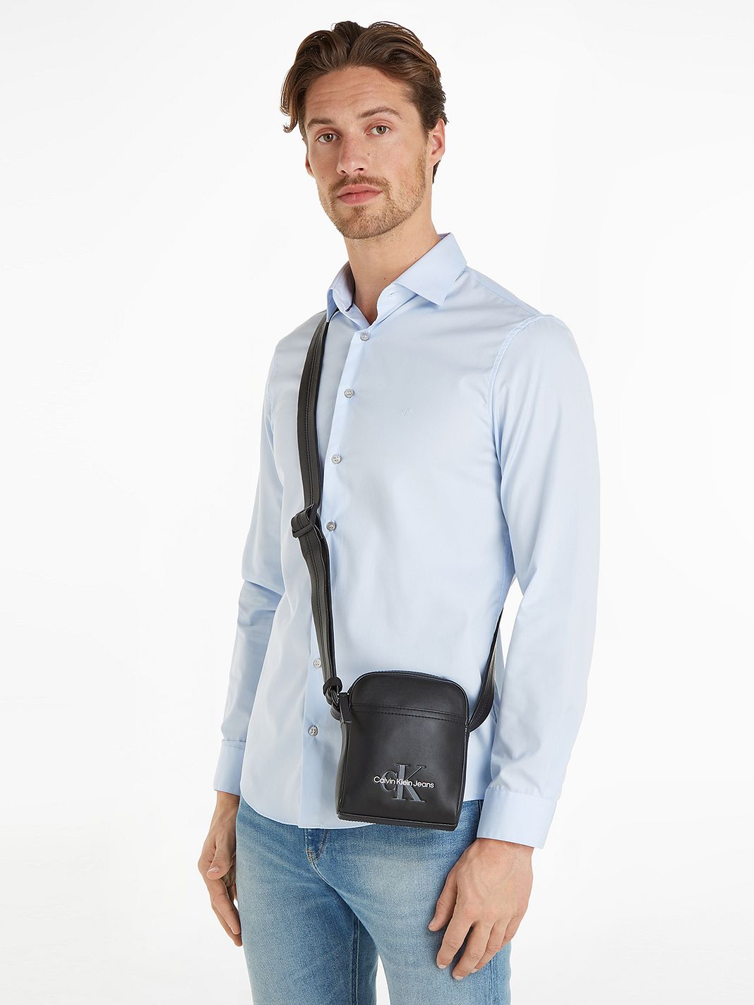 Calvin Klein Jeans Monogram Soft Mini Borsa Borsa a tracolla 13.5 cm