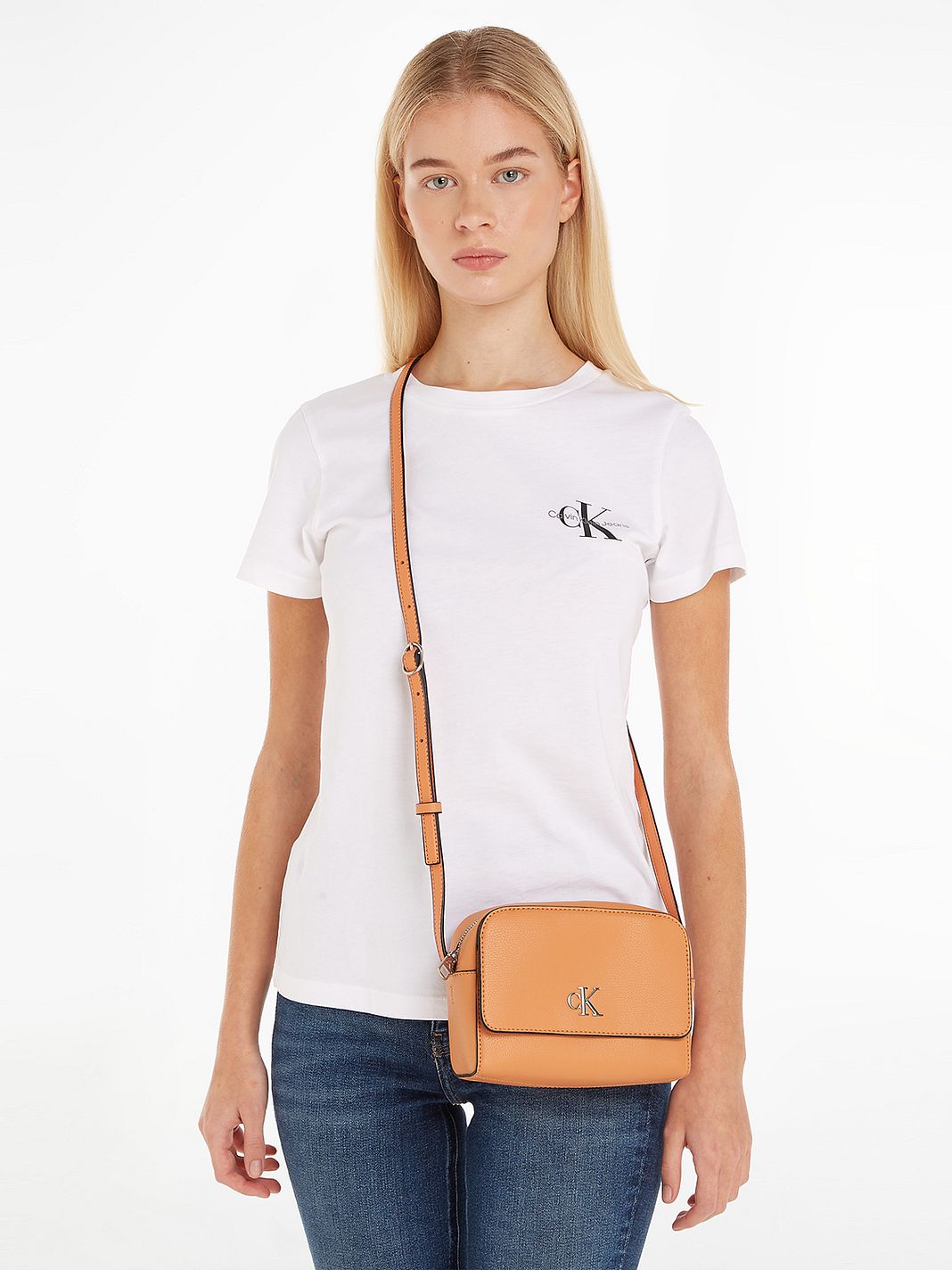Calvin Klein Jeans Minimal Monogram Mini Borsa Borsa a tracolla 18 cm Calvin Klein Jeans Minimal Monogram Mini Borsa Borsa a tracolla 18 cm