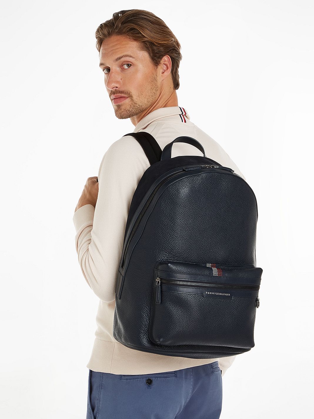 Tommy Hilfiger TH Casual Zaino da giorno 45 cm Vano porta PC