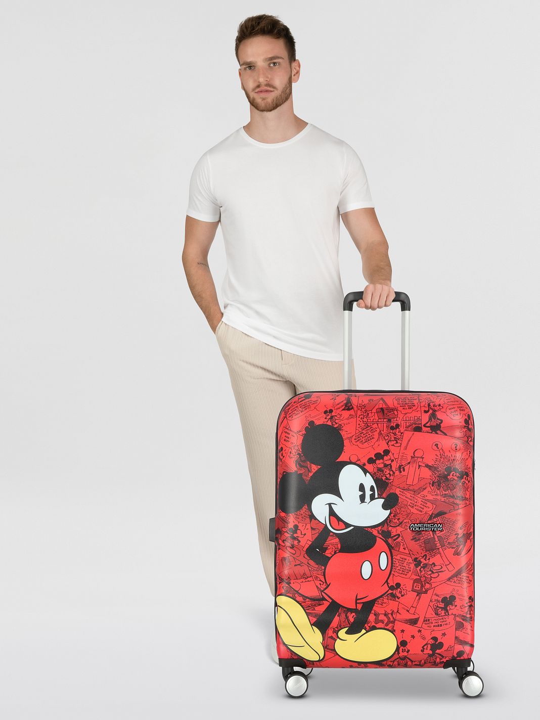 American Tourister Wavebreaker Disney 4 ruote Carrello 67 cm American Tourister Wavebreaker Disney 4 ruote Carrello 67 cm