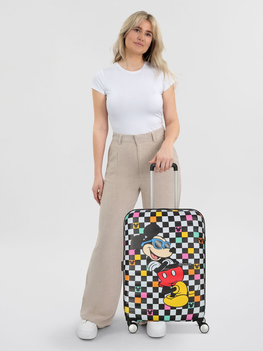 American Tourister Wavebreaker Disney 4 ruote Carrello 67 cm