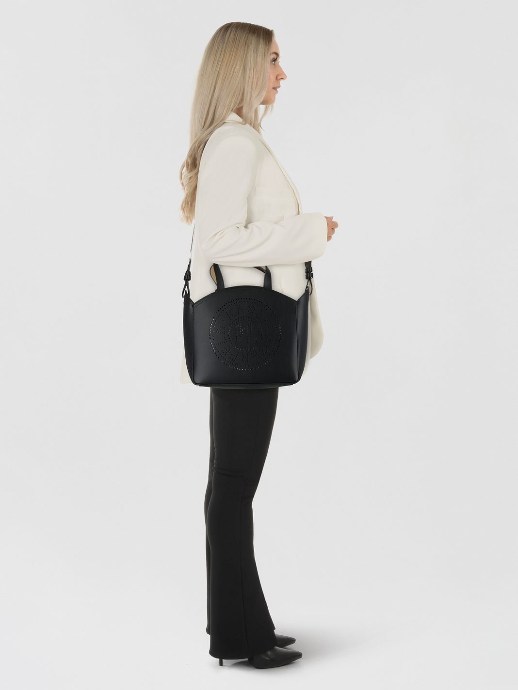 Karl Lagerfeld Circle Borsa shopper Vera Pelle 26 cm
