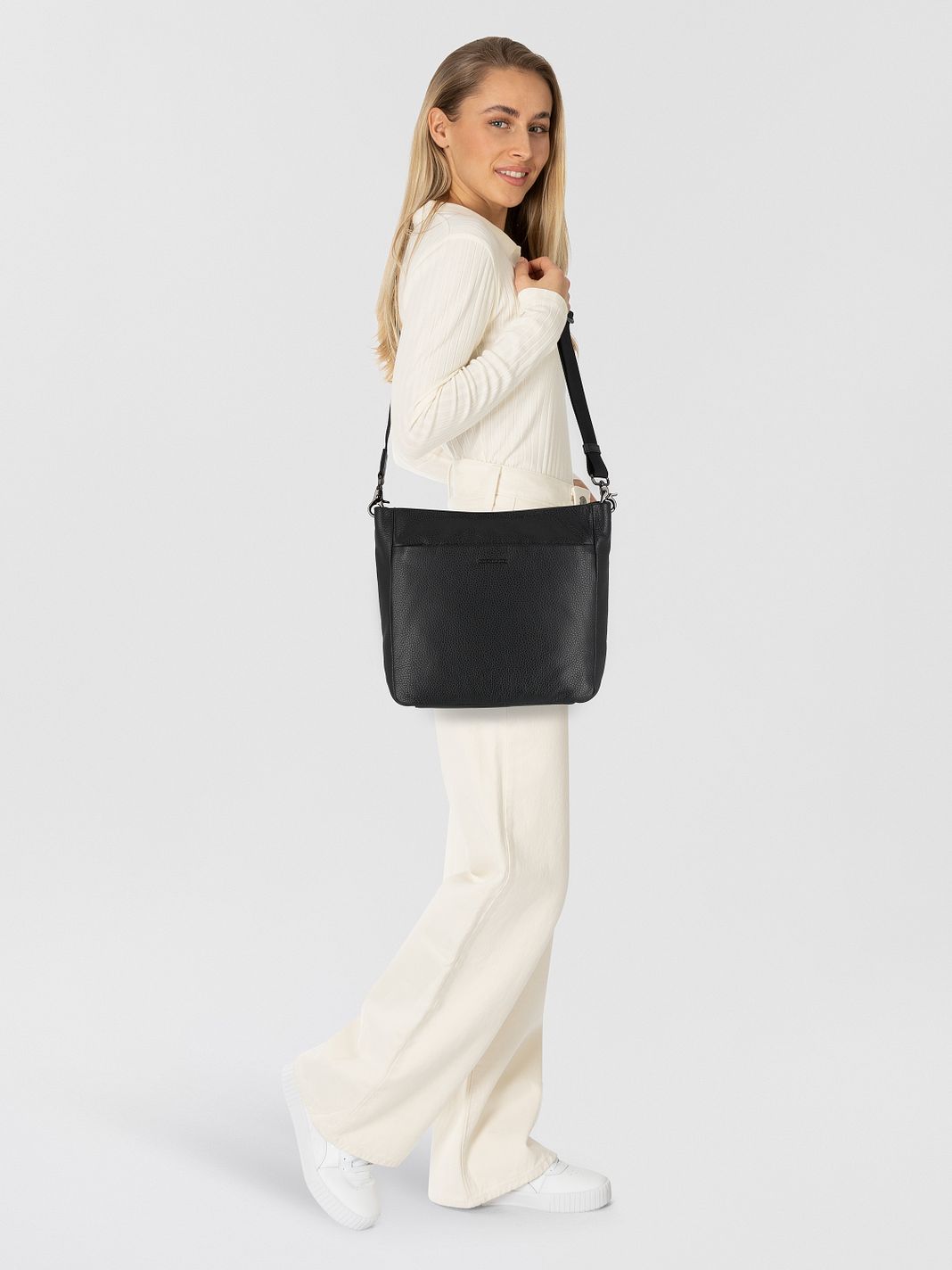 Mandarina Duck Mellow Leather Borsa a tracolla Vera Pelle 30 cm Mandarina Duck Mellow Leather Borsa a tracolla Vera Pelle 30 cm