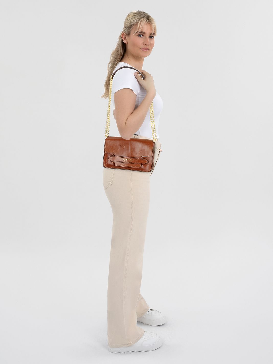 The Bridge Lucrezia Borsa a spalla Vera Pelle 18.5 cm The Bridge Lucrezia Borsa a spalla Vera Pelle 18.5 cm
