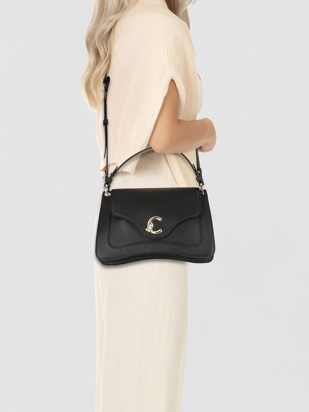 Coccinelle C-Me Borsetta Vera Pelle 30 cm