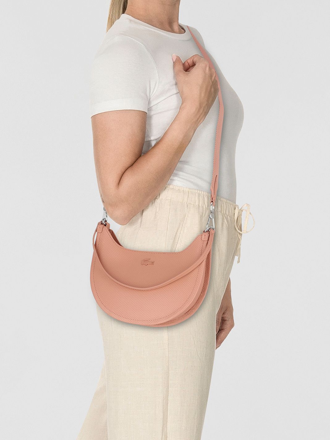 Lacoste Chantaco Classics Borsa a spalla Vera Pelle 23 cm Lacoste Chantaco Classics Borsa a spalla Vera Pelle 23 cm