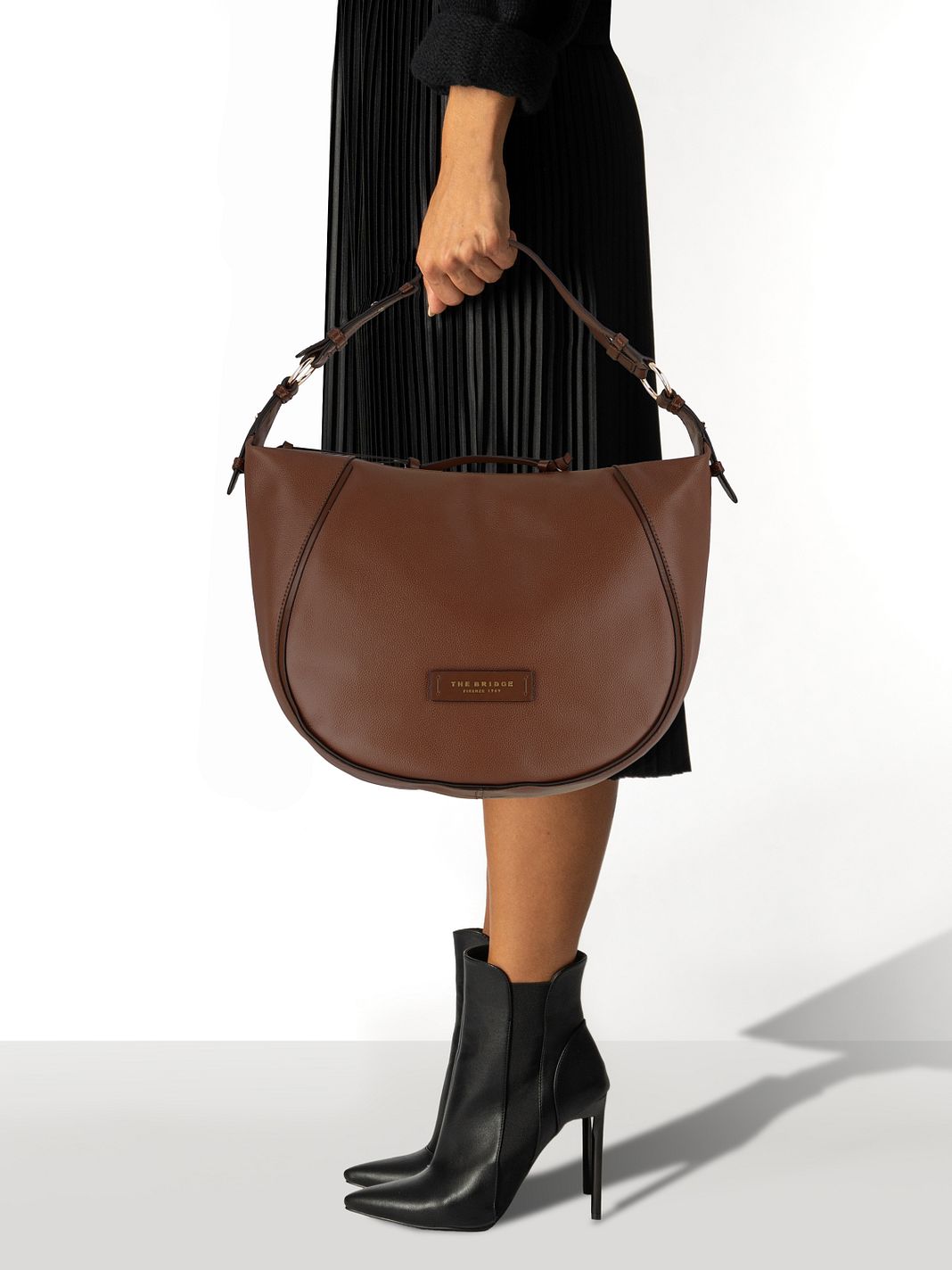 The Bridge Domitilla Borsa a spalla Vera Pelle 41 cm The Bridge Domitilla Borsa a spalla Vera Pelle 41 cm