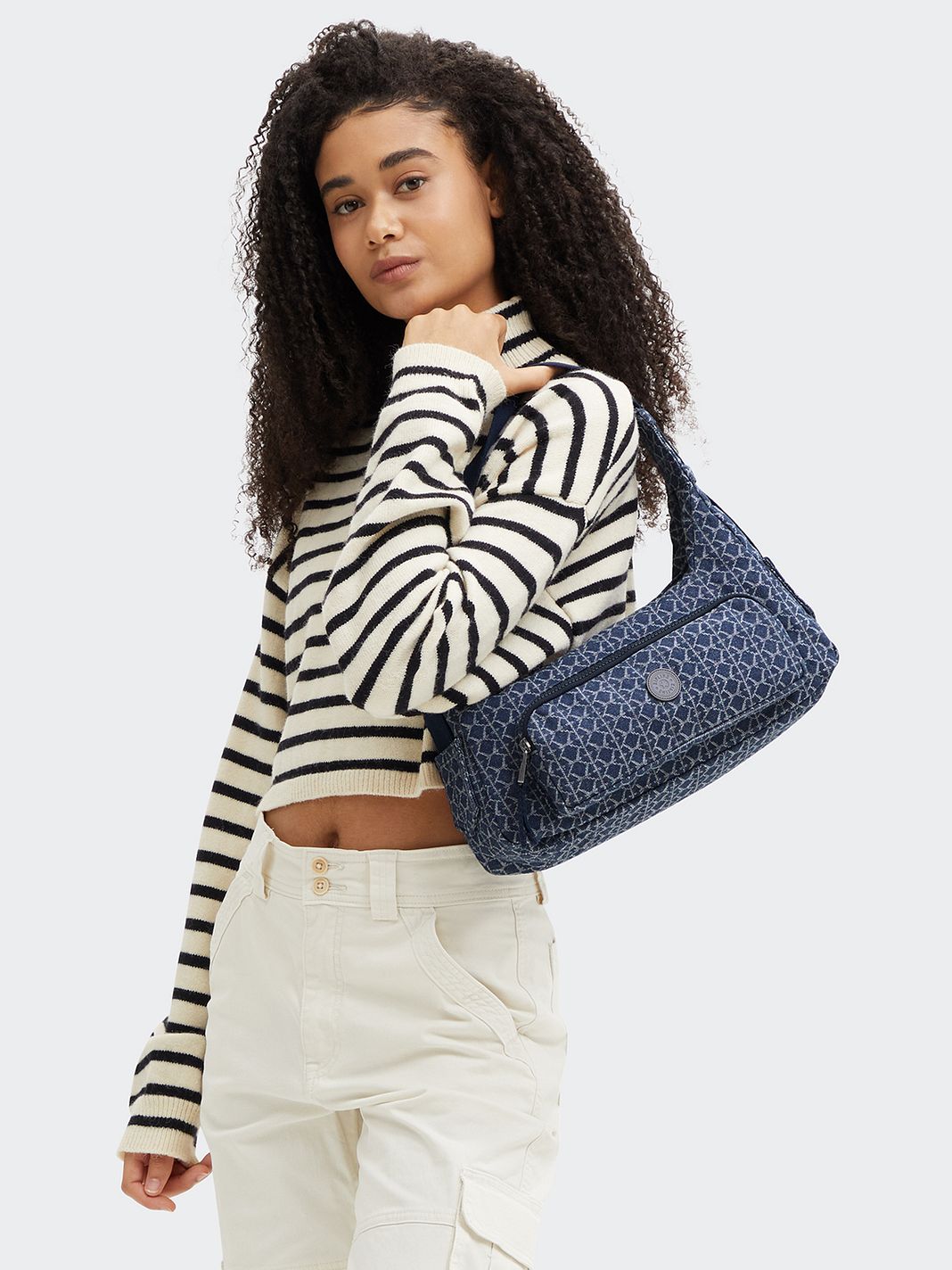 Kipling Denim Love Karis Borsa a spalla S 35 cm Kipling Denim Love Karis Borsa a spalla S 35 cm