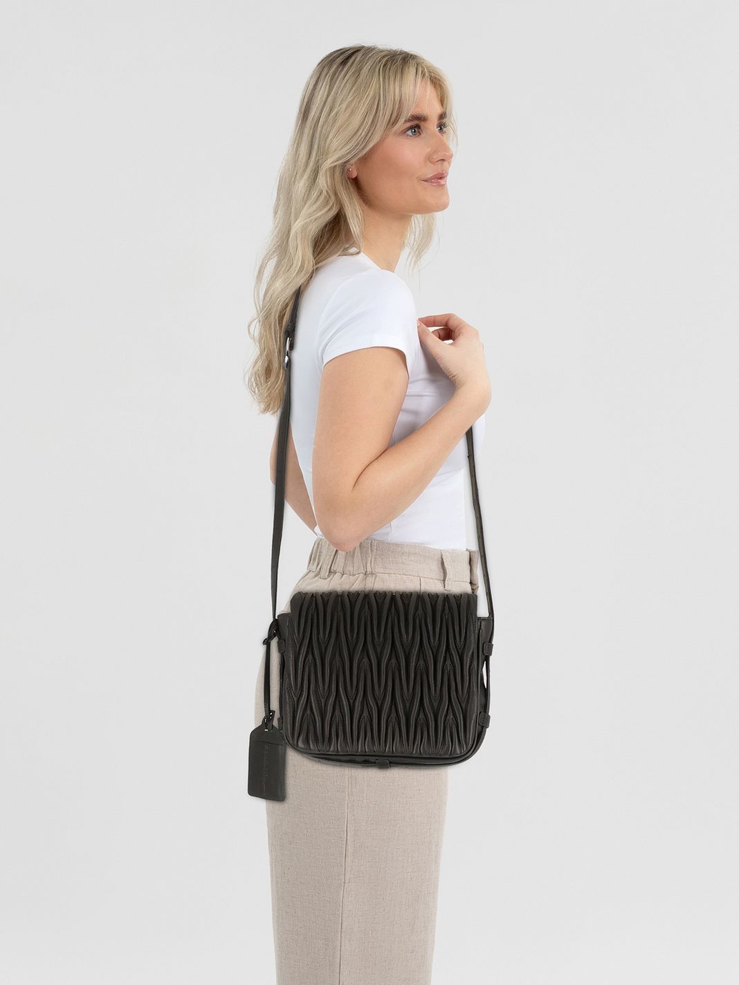 Cowboysbag Dallas Borsa a tracolla Vera Pelle 22 cm