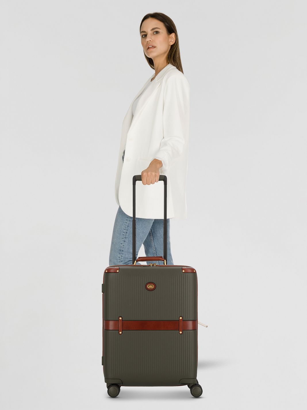 The Bridge Story Viaggio Trunks 4 ruote Trolley cabina 55 cm The Bridge Story Viaggio Trunks 4 ruote Trolley cabina 55 cm