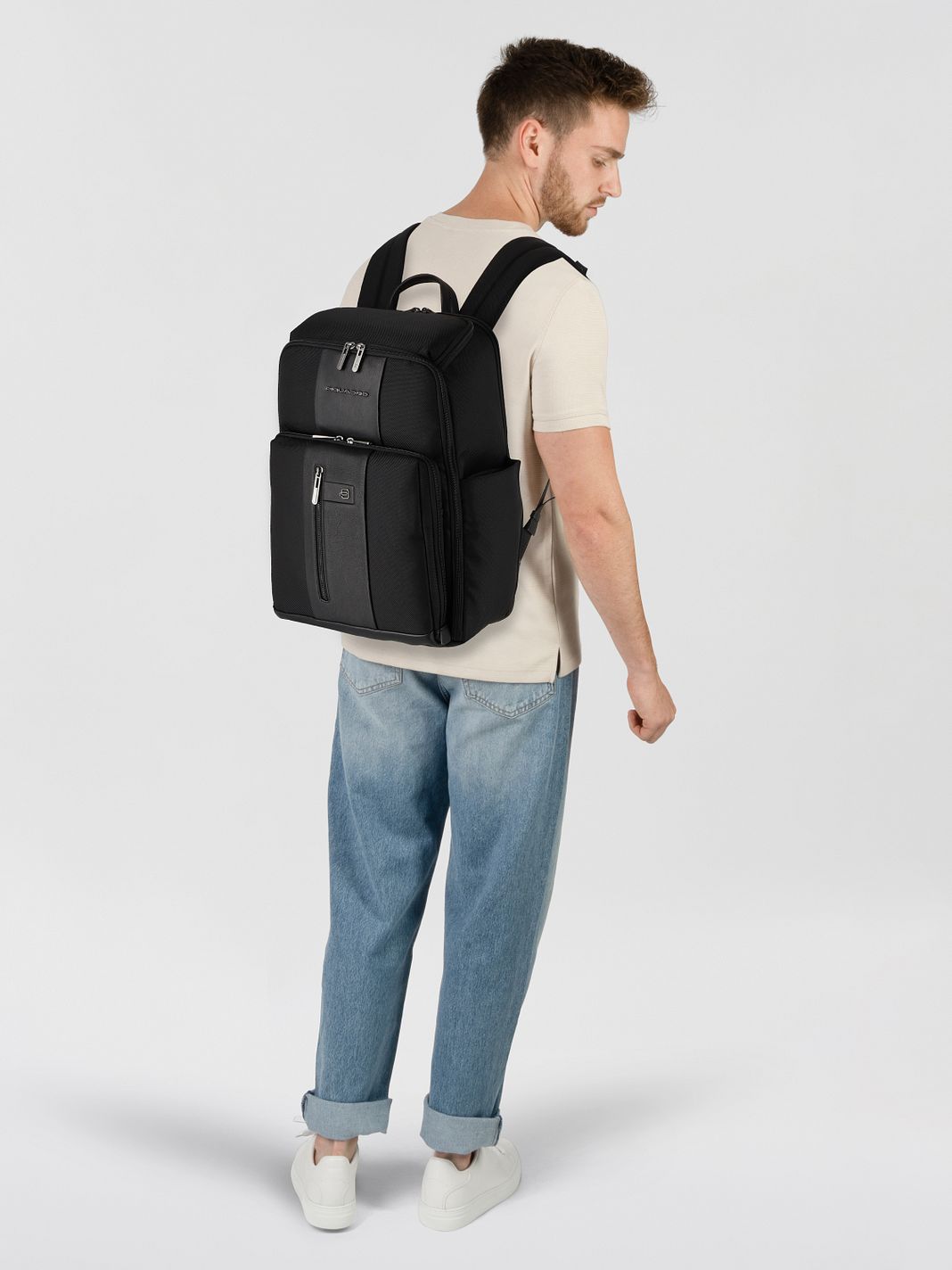 Piquadro Brief Zaino da lavoro Vera Pelle 43 cm Vano porta PC Piquadro Brief Zaino da lavoro Vera Pelle 43 cm Vano porta PC