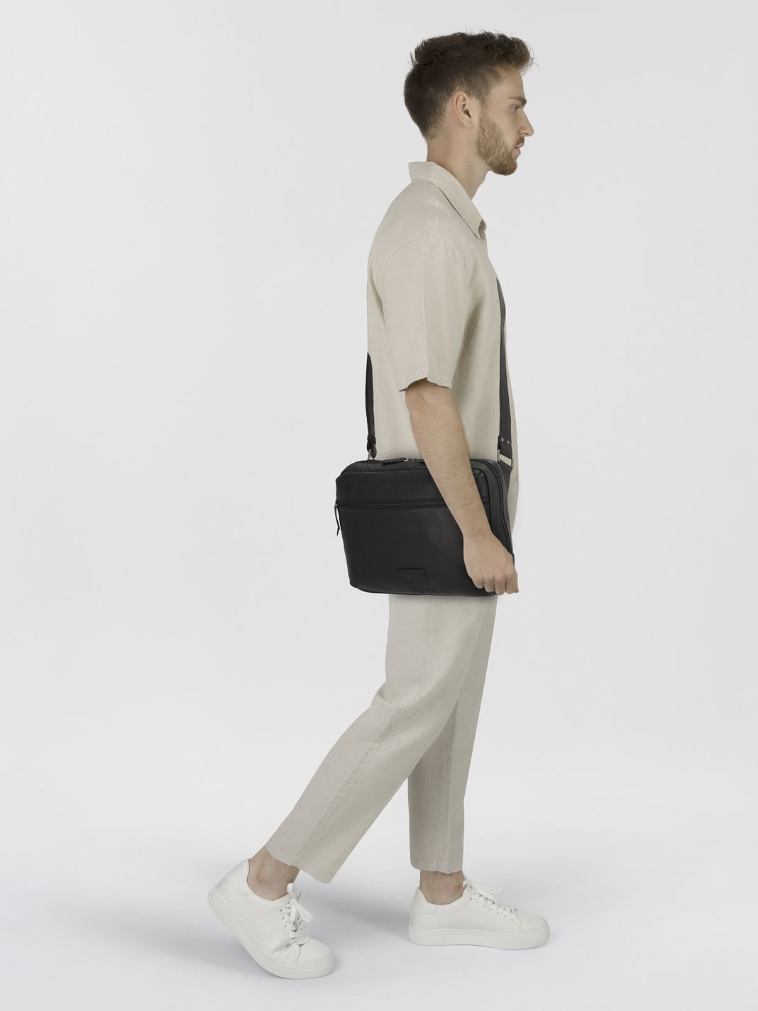 Jack Kinsky Porto Borsa a tracolla Vera Pelle 33 cm Jack Kinsky Porto Borsa a tracolla Vera Pelle 33 cm