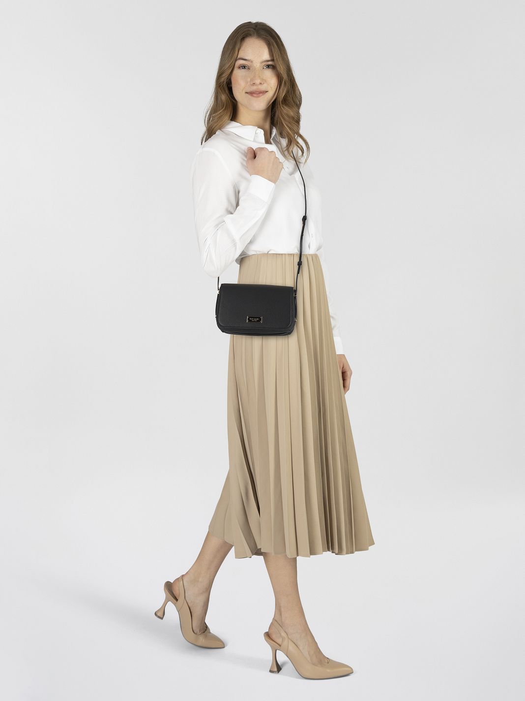 Kate Spade New York Liv Borsa a tracolla Vera Pelle 23 cm Kate Spade New York Liv Borsa a tracolla Vera Pelle 23 cm