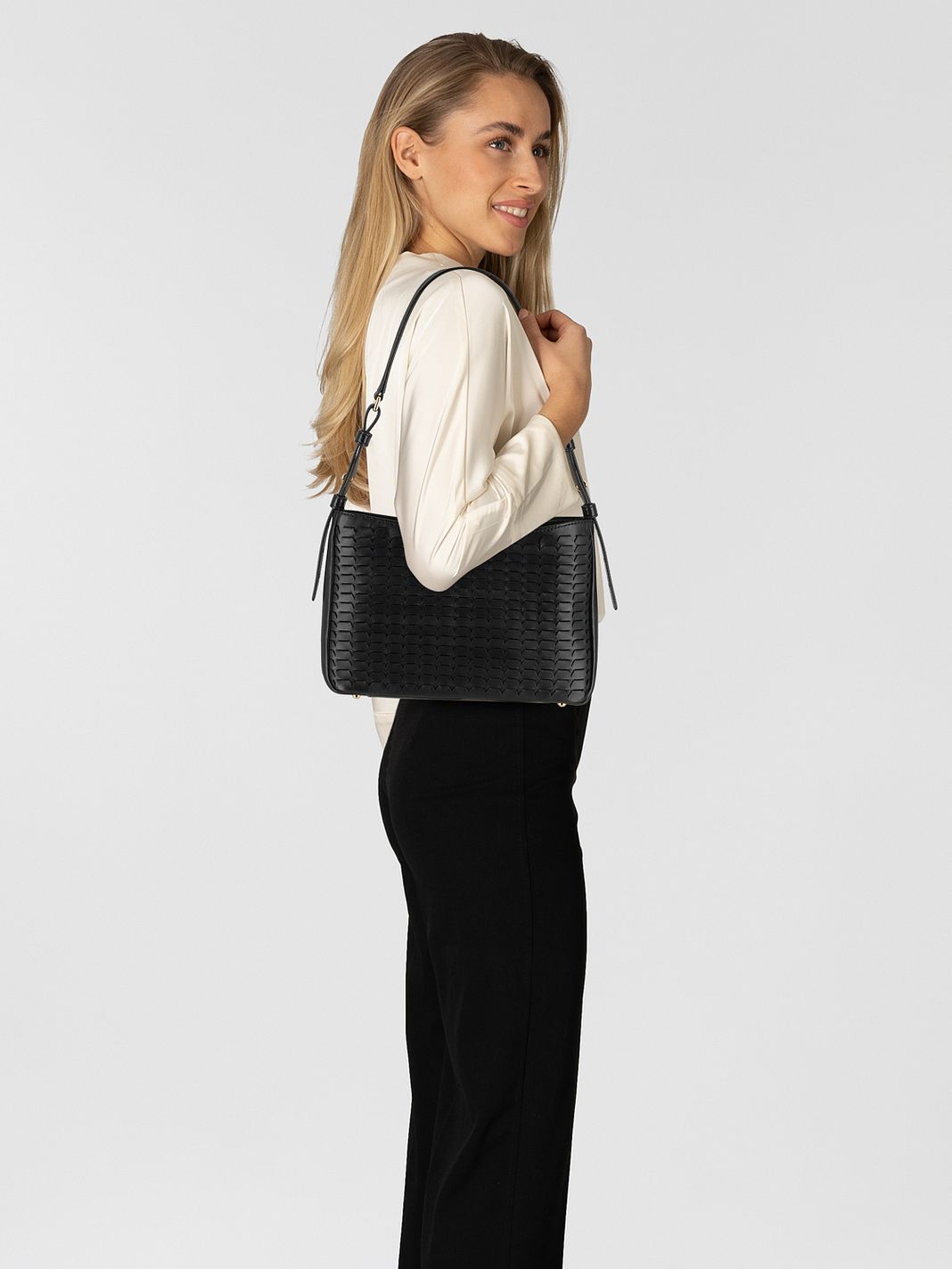 Furla Sfera Soft Bolsa de hombro M Piel natural 30 cm Furla Sfera Soft Bolsa de hombro M Piel natural 30 cm