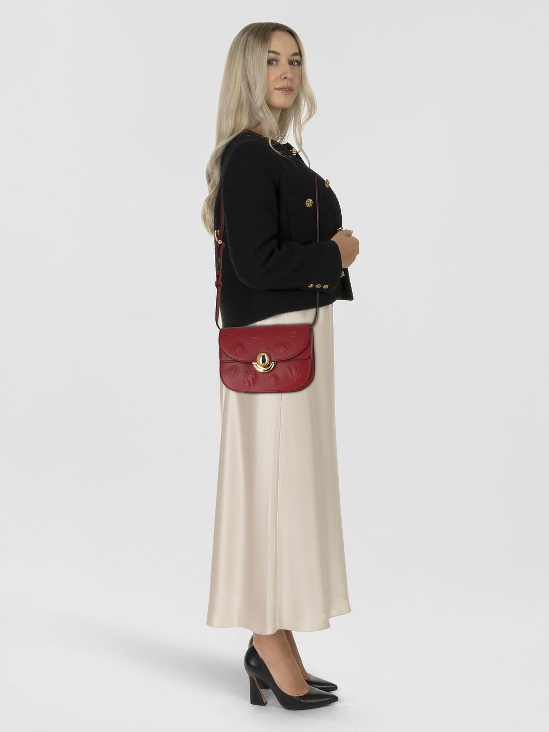 Furla Sfera Borsa a tracolla Vera Pelle 20 cm