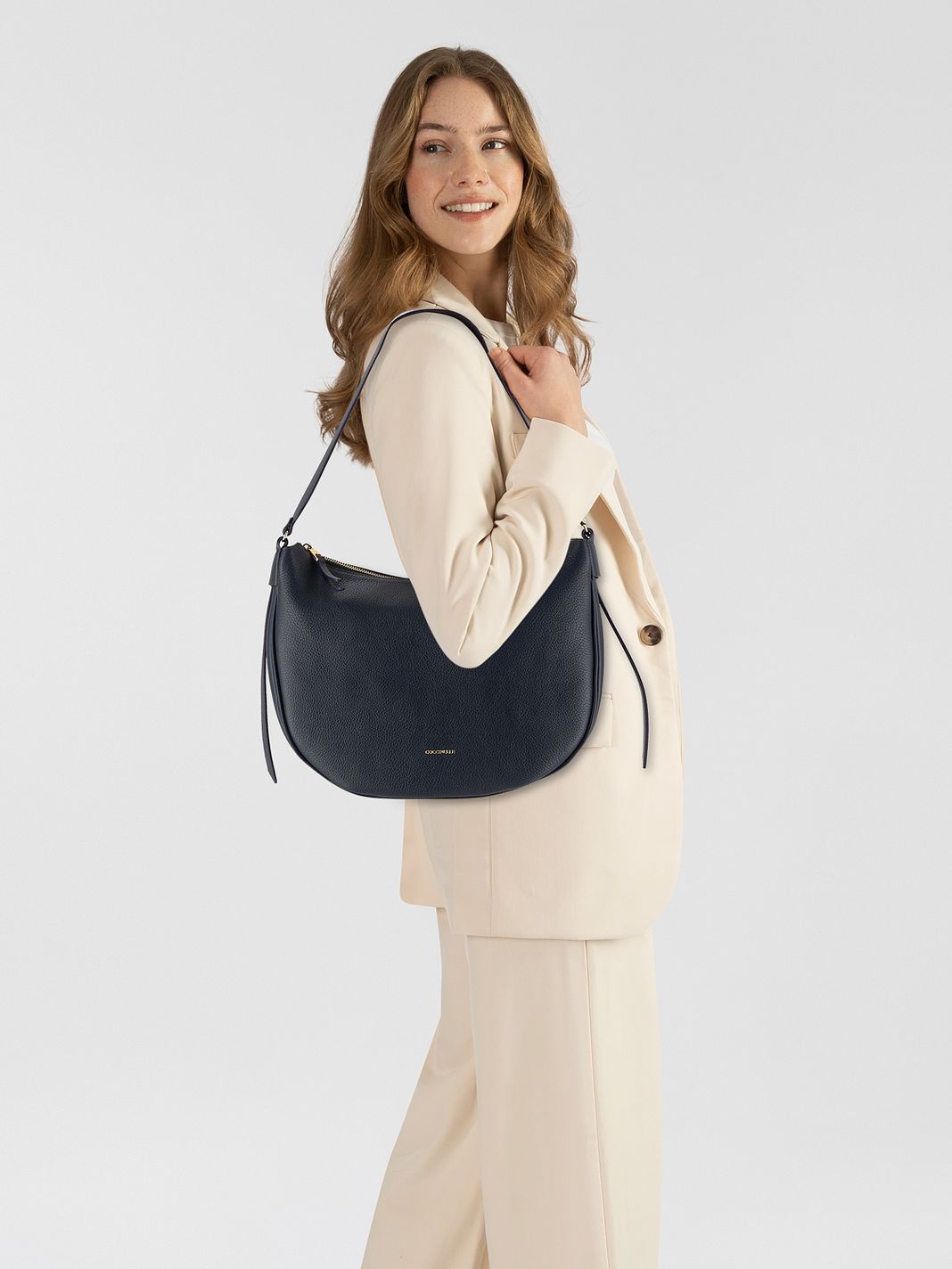 Coccinelle C-Easy Borsa a spalla Vera Pelle 34 cm Coccinelle C-Easy Borsa a spalla Vera Pelle 34 cm
